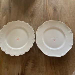 Wedding Plates - Mr. & Mrs.